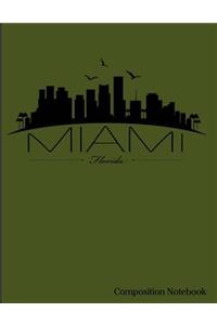 Miami Florida Composition Notebook