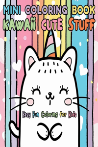 Mini Coloring Book Kawaii Cute Stuff