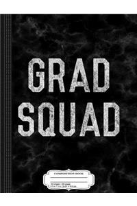 Grad Squad Graduation Composition Notebook