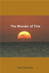 the Wonder of This