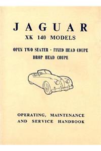 Jaguar Xk140 Open 2-Seater Owner Hdbk