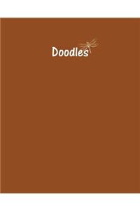 Doodles Journal - Great for Sketching, Doodling or Planning with Ginger Cover