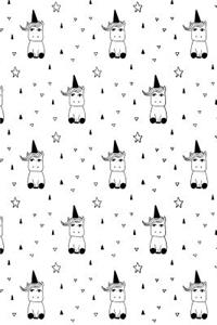 Journal Notebook Cute Little Unicorns Pattern 5