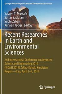 Recent Researches in Earth and Environmental Sciences