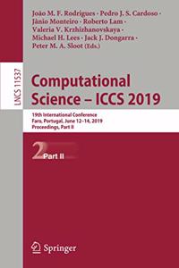 Computational Science - Iccs 2019