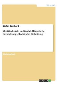 Musikindustrie im Wandel. Historische Entwicklung - Rechtliche Einbettung