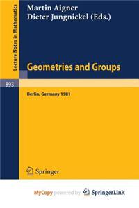 Geometries and Groups
