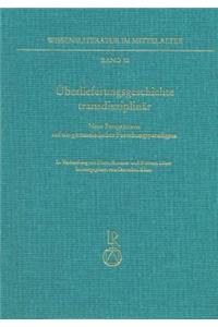 Uberlieferungsgeschichte Transdisziplinar