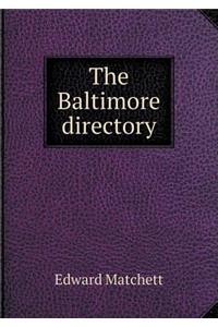 The Baltimore directory