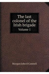 The last colonel of the Irish brigade Volume 1