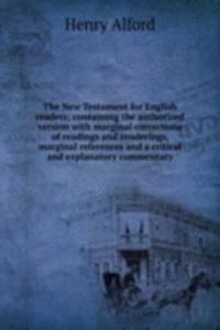 New Testament for English readers