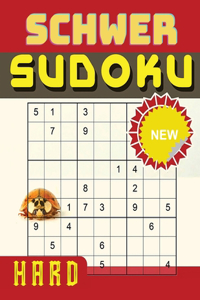 Schweres Sudoku-Rätselbuch für Erwachsene