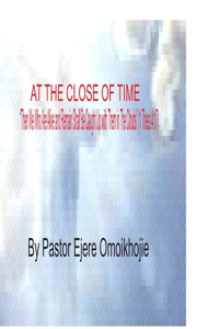 At the Close of Time