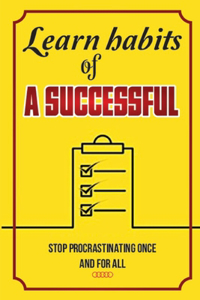 Learn Habits Of A Successful