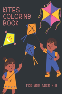 Kites Coloring Book For kids Ages 4-8: Brain Activities and Coloring book for Brain Health with Fun and Relaxing