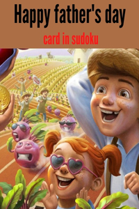 Happy father's day card in sudoku