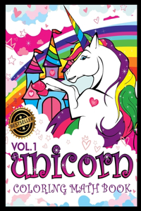 Unicorn Coloring Math Book