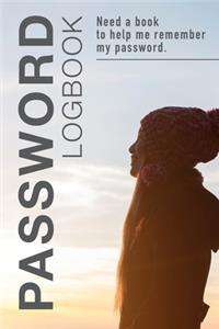 Password Logbook Need a book to help me remember my password