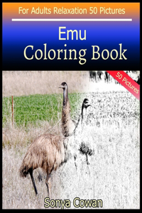 Emu Coloring Book For Adults Relaxation 50 pictures