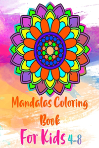 Mandalas Coloring Book For kids 4-8