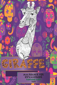 Malbücher für Erwachsene - Tier - Fantasie Land - Giraffe