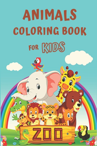 Animals Coloring Book for Kids Zoo