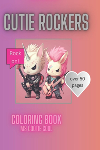 Cutie Rockers: Cute rock and punk rock characters for you to relieve stress with through coloring.