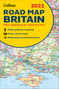 2021 Collins Road Map Britain