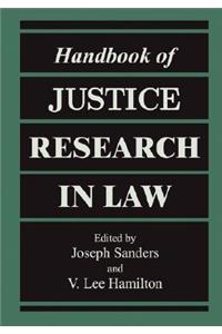 Handbook of Justice Research in Law