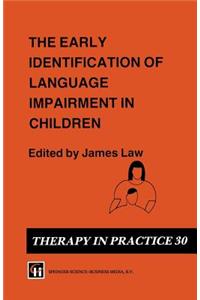 Early Identification of Language Impairment in Children