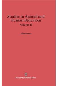 Studies in Animal and Human Behaviour, Volume II