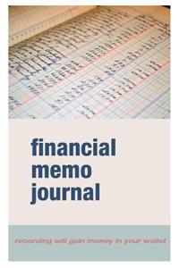 Financial Memo Journal