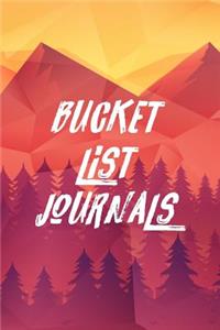 Bucket List Journals