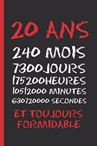 20 ANS Et Toujours Formidable