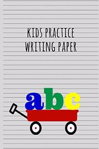 Kids Practice Writing Paper