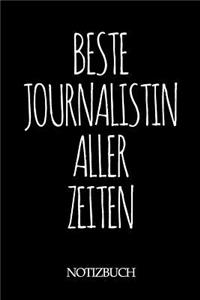 Beste Journalistin Aller Zeiten Notizbuch
