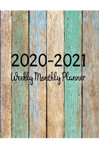 2020-2021 Weekly Monthly Planner