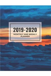 Monthly and Weekly Planner 2019-2020