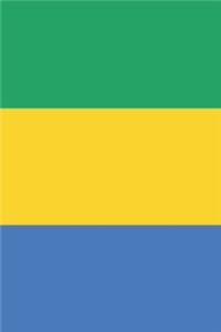 Gabon Travel Journal - Gabon Flag Notebook - Gabonese Flag Book