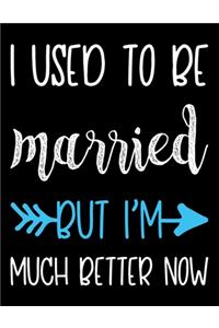 I Used To Be Married But I'm Much Better Now