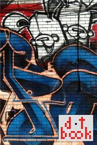 The Dot Book - A Dot Grid Notebook for Graphic Designers - Graffiti Series