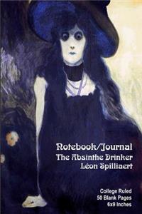 Notebook/Journal - The Absinthe Drinker - Léon Spilliaert