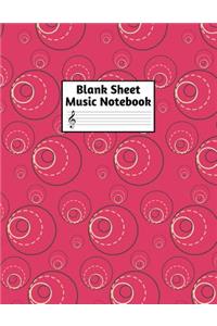 Blank Sheet Music Notebook