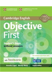 Objective First Student's Book Without Answers with Testbank