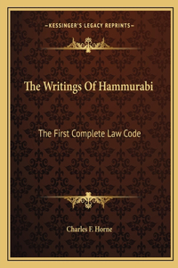 The Writings Of Hammurabi