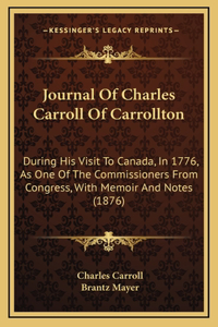 Journal Of Charles Carroll Of Carrollton