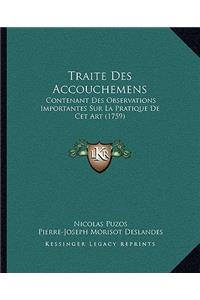 Traite Des Accouchemens