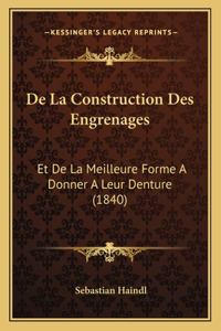 de La Construction Des Engrenages