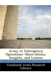 Army in Interagency Operations