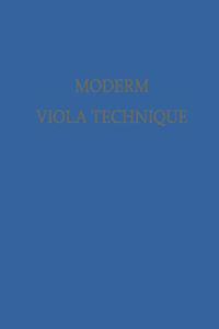 Modern Viola Technique